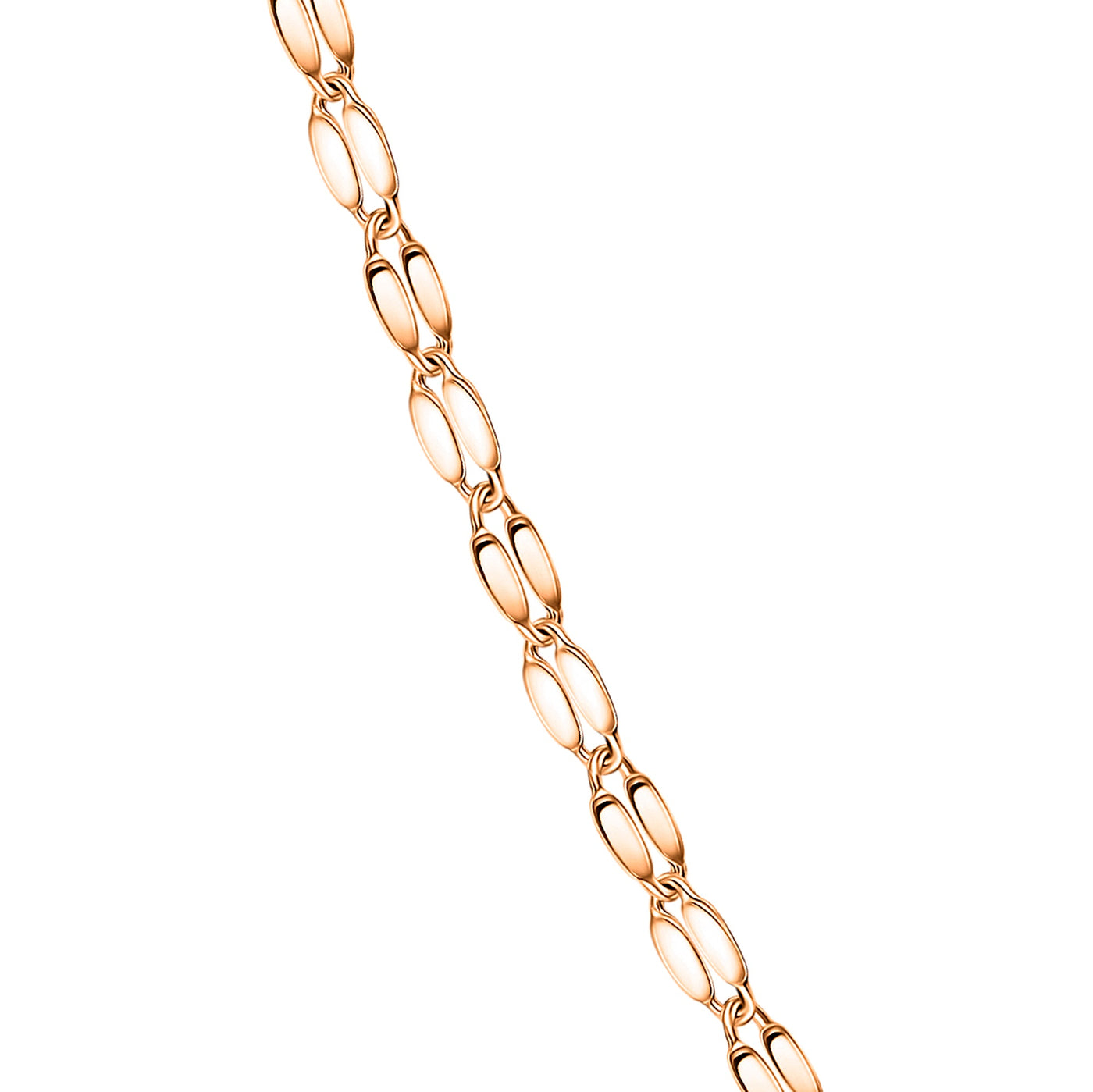 14K Gold Diamond Cut Mirror Chain