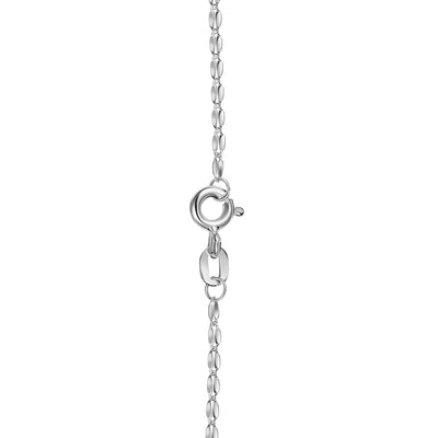 14K Gold Diamond Cut Mirror Chain