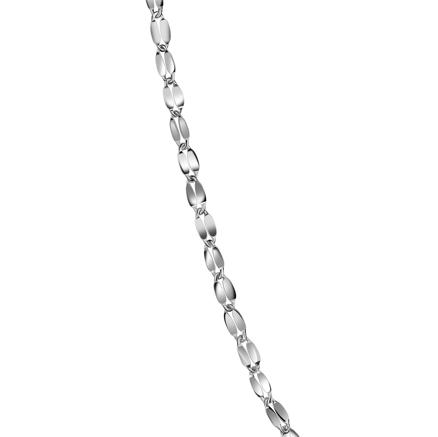 14K Gold Diamond Cut Mirror Chain