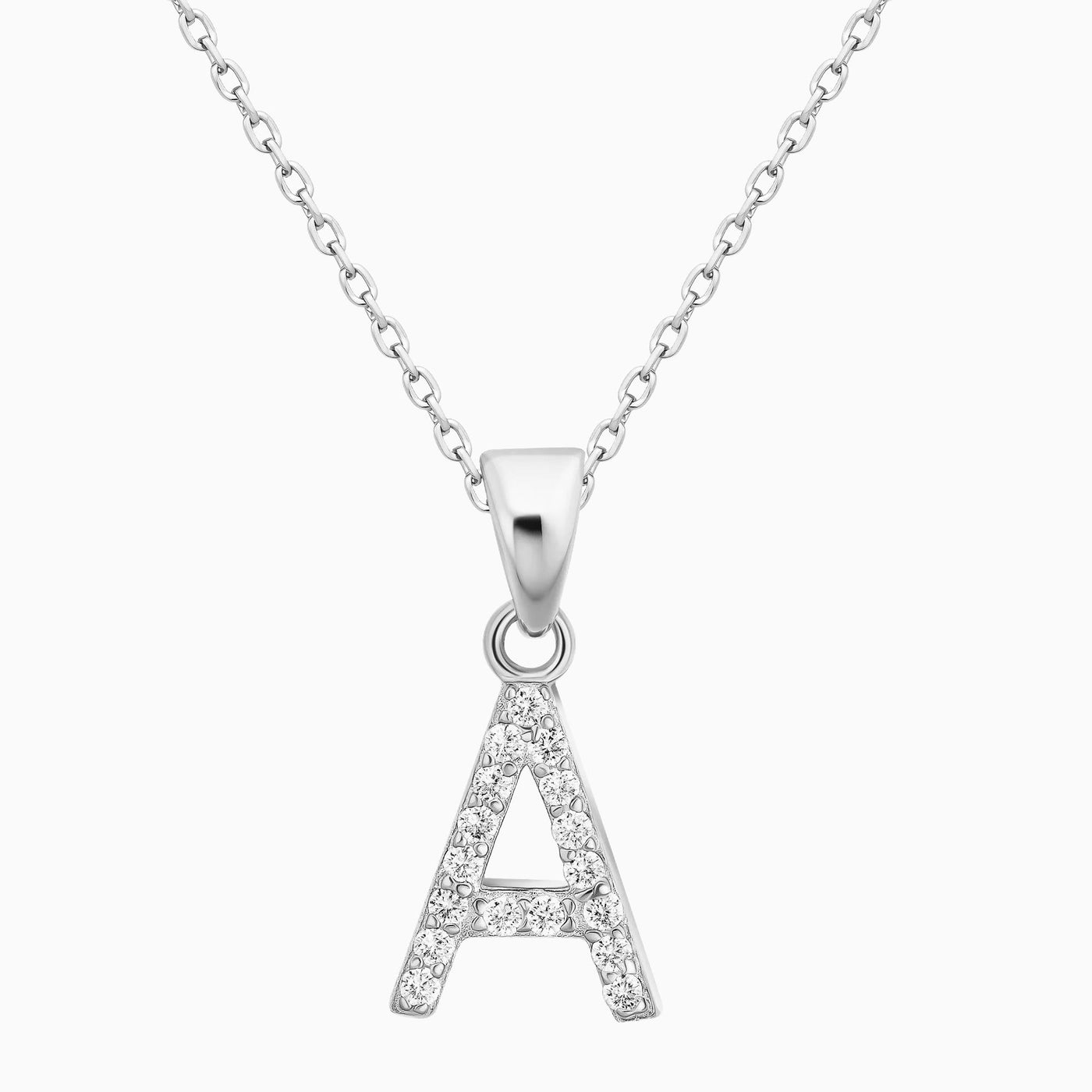 Sterling Silver Personalized Initial Necklaces