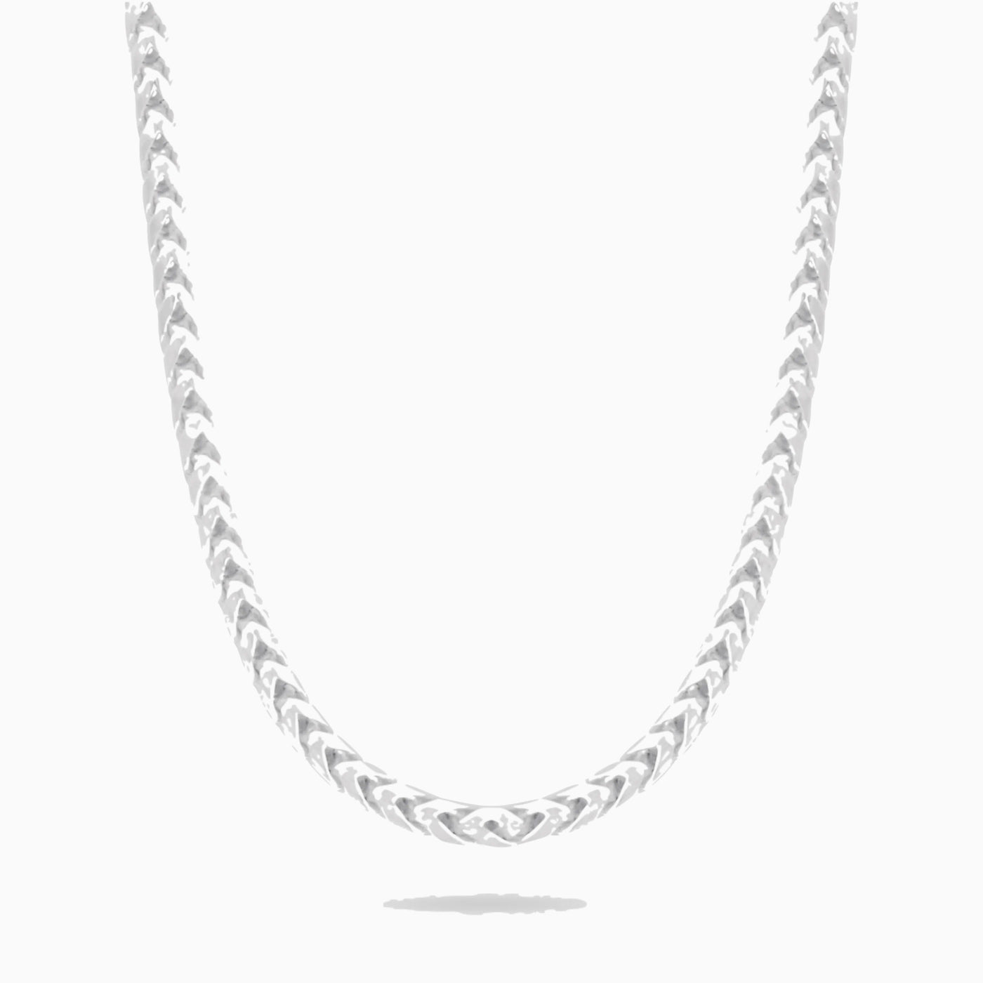 Silver 3MM Franco Chain Necklace