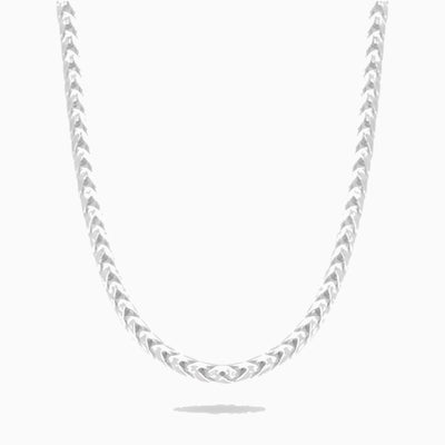 Silver 3MM Franco Chain Necklace