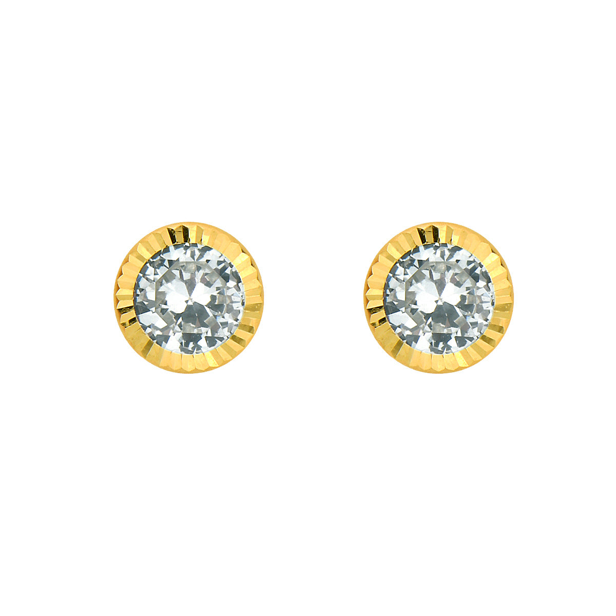 14K GOLD BIRTHSTONE STUDS