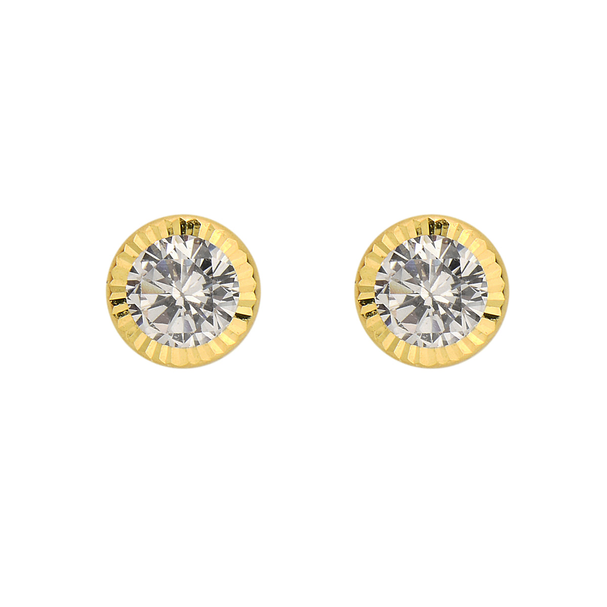 14K GOLD BIRTHSTONE STUDS