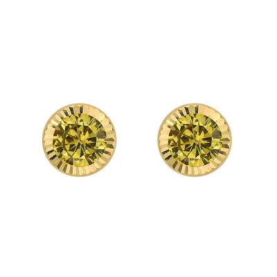 14K GOLD BIRTHSTONE STUDS