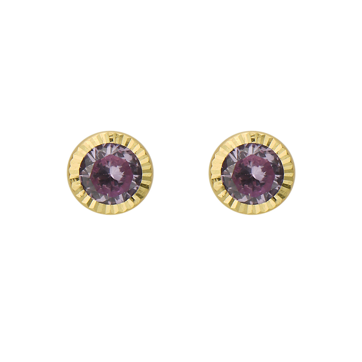 14K GOLD BIRTHSTONE STUDS