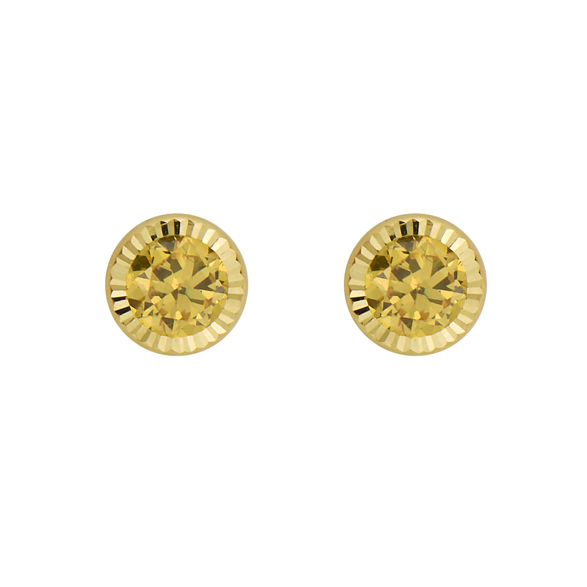 14K GOLD BIRTHSTONE STUDS