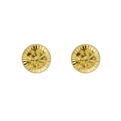 14K GOLD BIRTHSTONE STUDS