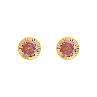 14K GOLD BIRTHSTONE STUDS