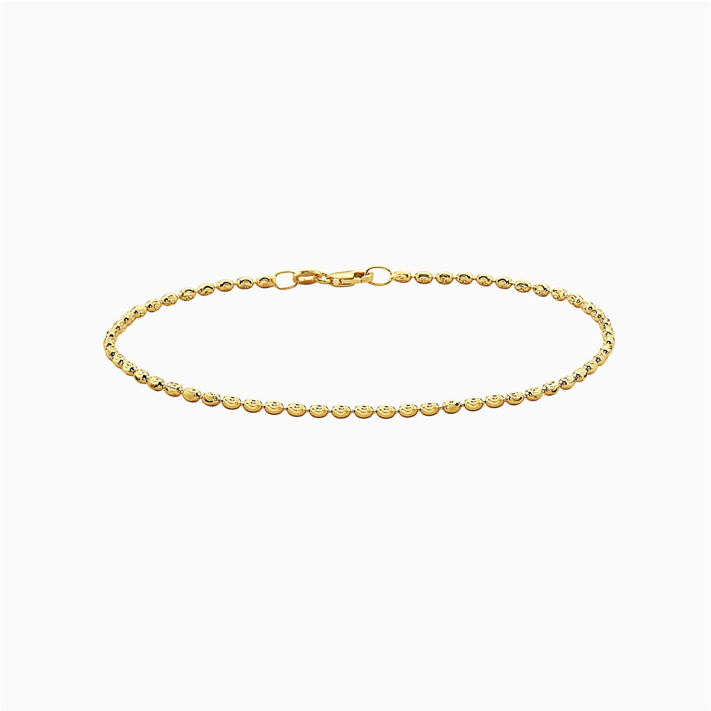 Rice Moon Cut Chain Bracelet