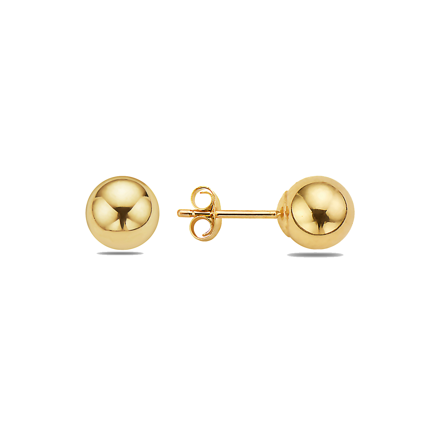 14K GOLD BALL STUDS