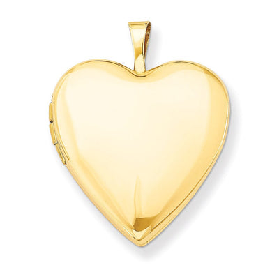 14K Solid Gold Heart Locket