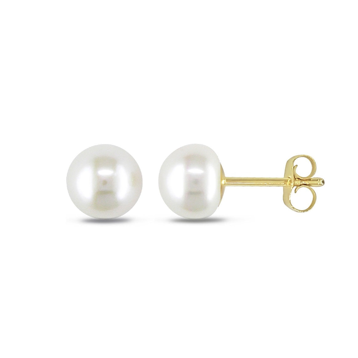 14K Gold 4MM 3 Pack Stud Earrings Set