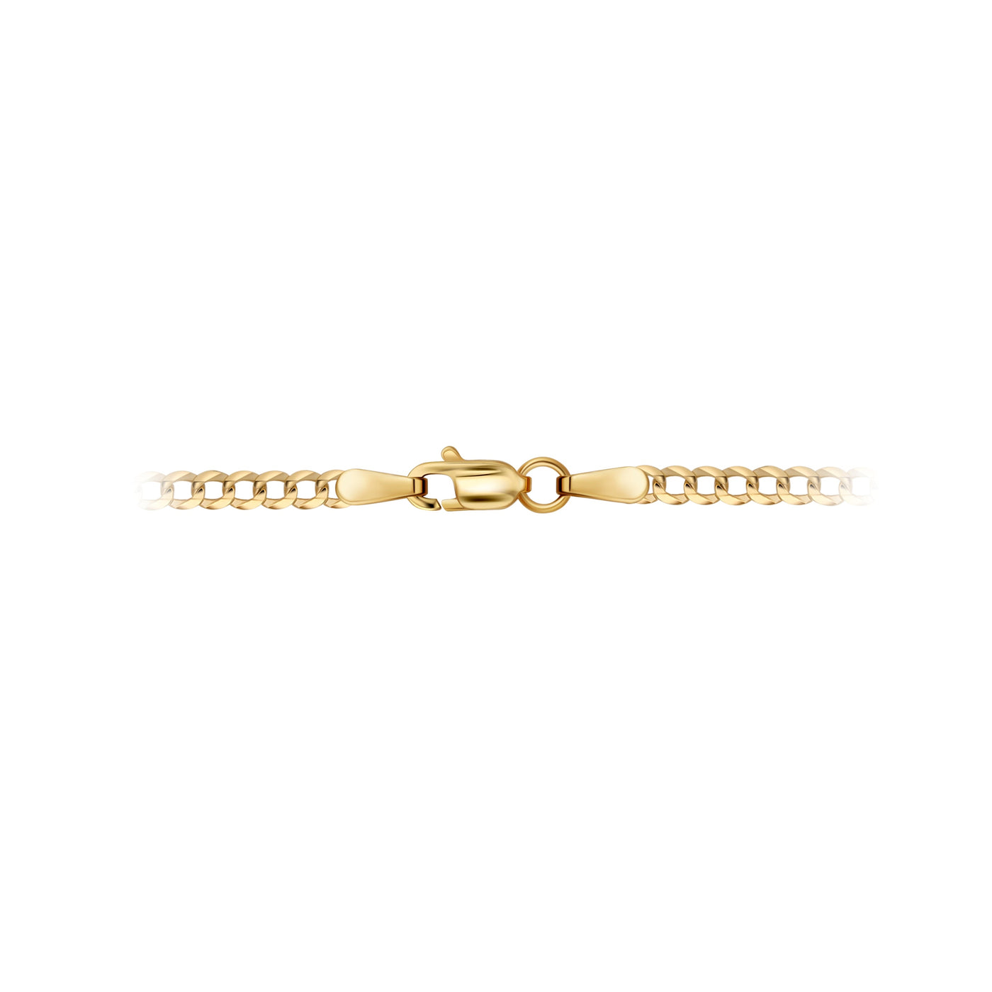 14K Gold Curb Chain Necklace