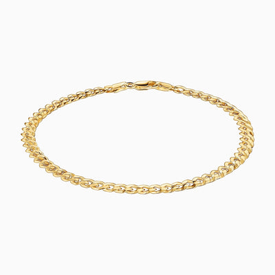 Gold Cuban Chain Anklet