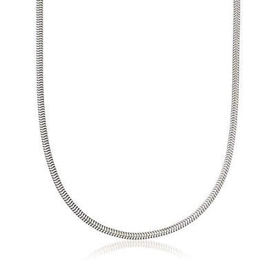 Sterling Silver Italian Magic Snake Chain Necklace