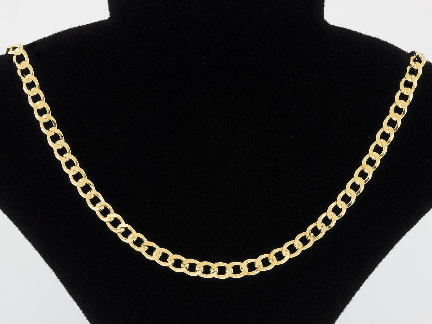 14K Gold Cuban/Curb Chain Necklaces