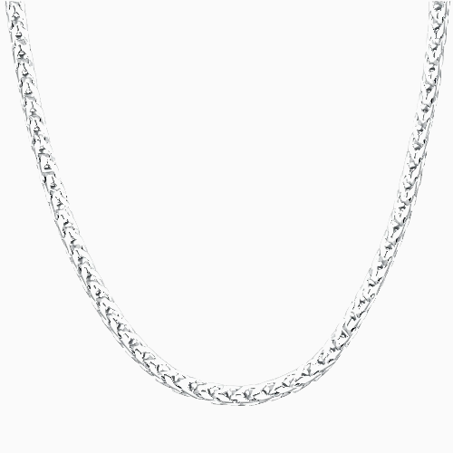 Silver 2.5MM Franco Chain Necklace