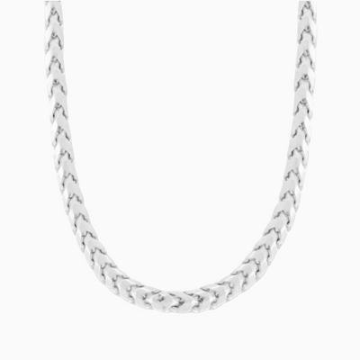 Silver 5MM Franco Chain Necklace