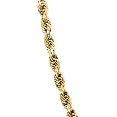 Men's 18K Gold Rope Chain Necklaces