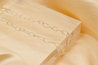 Silver Filo Chain Anklet