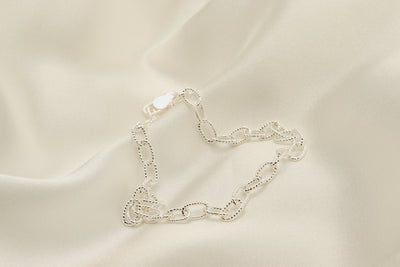 Silver Filo Chain Anklet