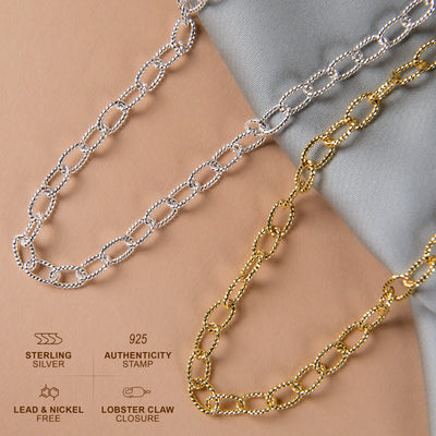 Silver Filo Chain Anklet