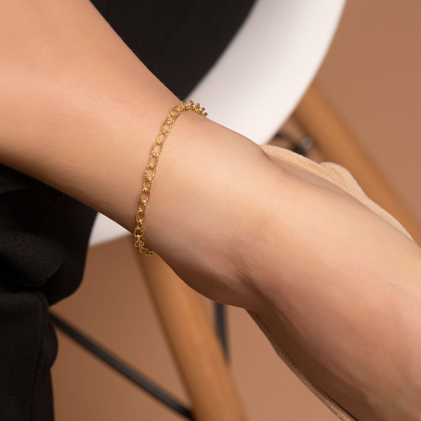 Gold Filo Chain Anklet