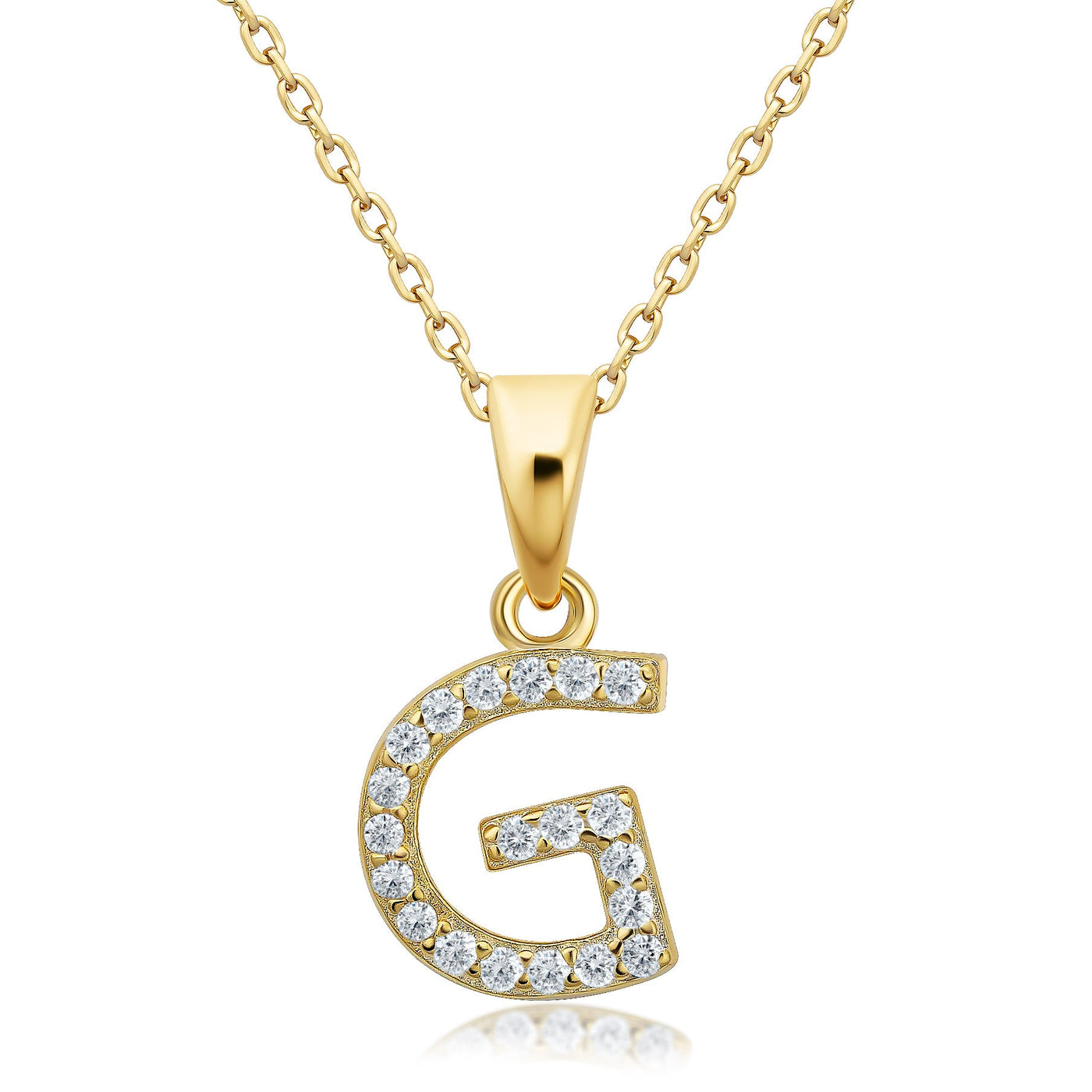 Sterling Silver Personalized Initial Necklaces