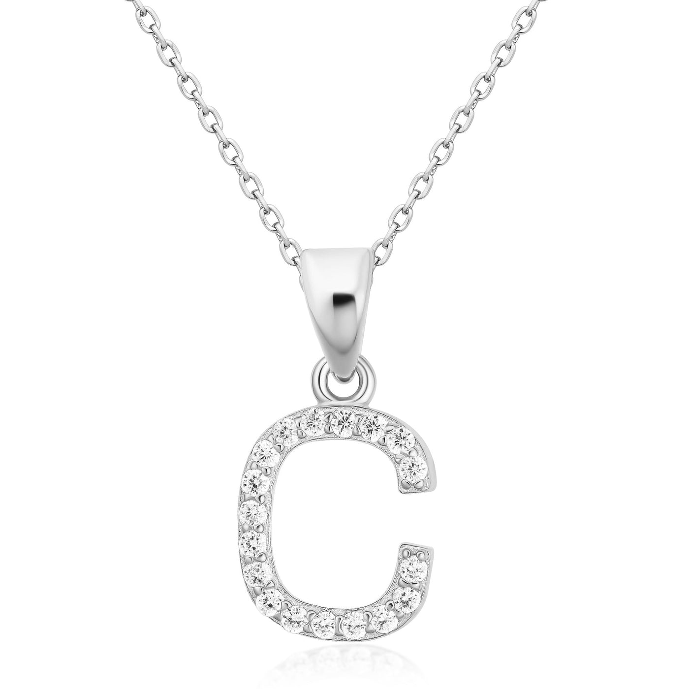 Sterling Silver Personalized Initial Necklaces