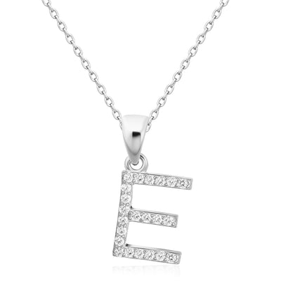 Sterling Silver Personalized Initial Necklaces