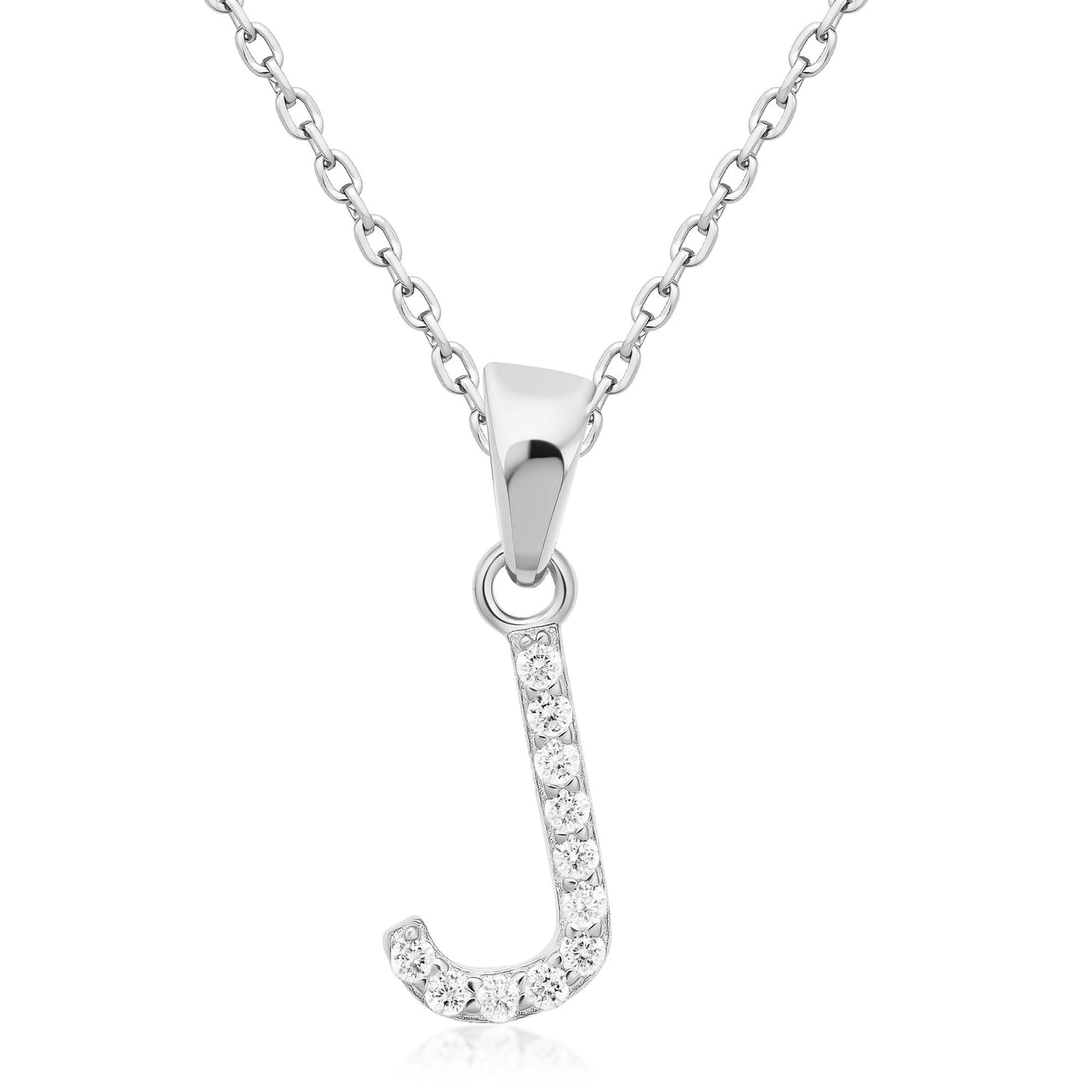 Sterling Silver Personalized Initial Necklaces