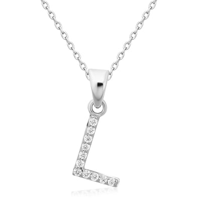 Sterling Silver Personalized Initial Necklaces