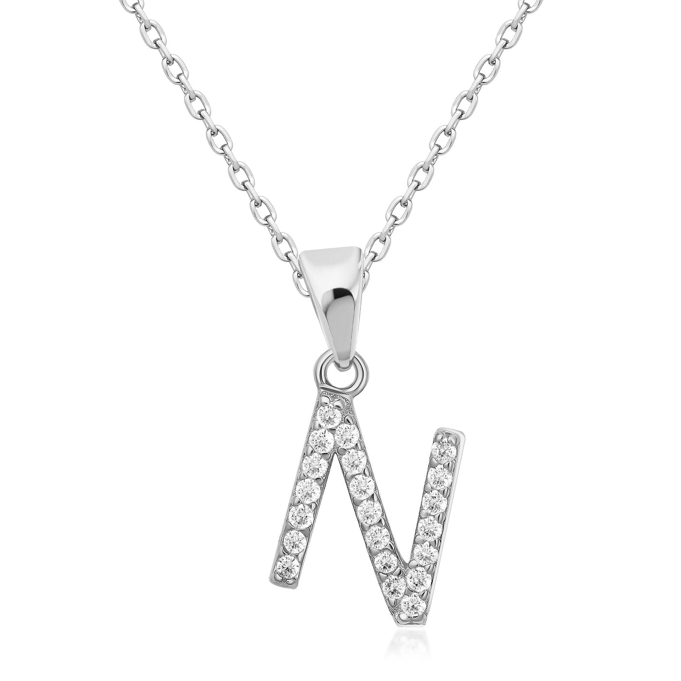 Sterling Silver Personalized Initial Necklaces