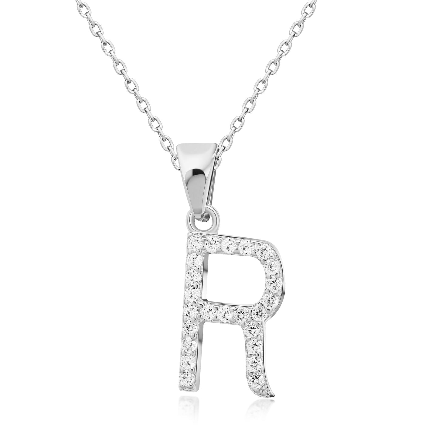 Sterling Silver Personalized Initial Necklaces