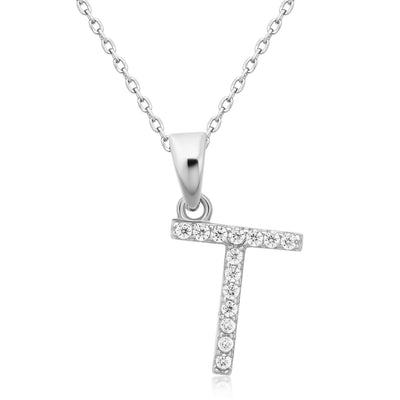 Sterling Silver Personalized Initial Necklaces