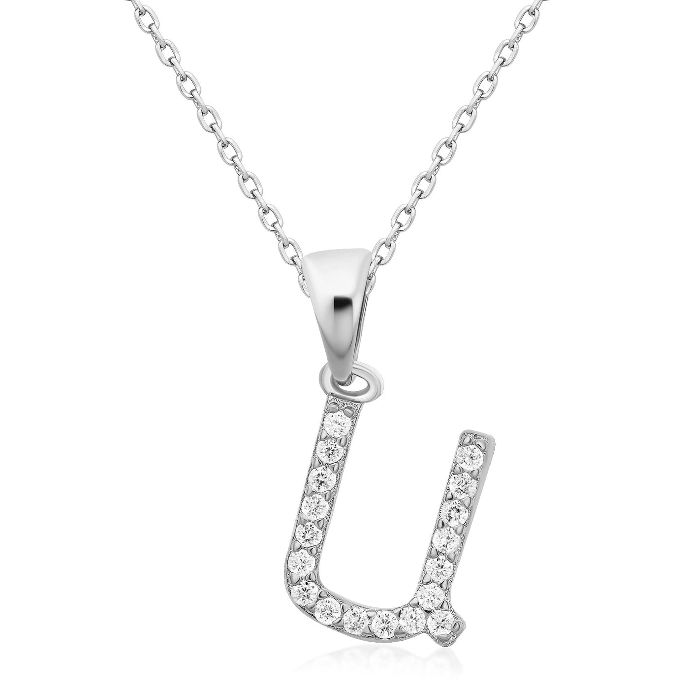 Sterling Silver Personalized Initial Necklaces