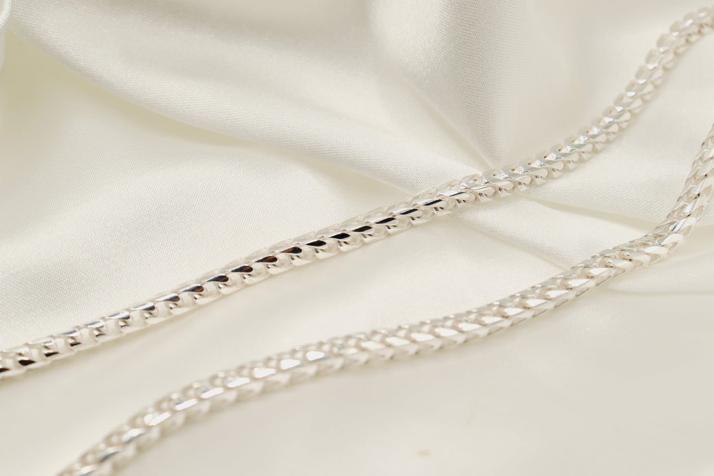 Silver 4MM Franco Chain Necklace