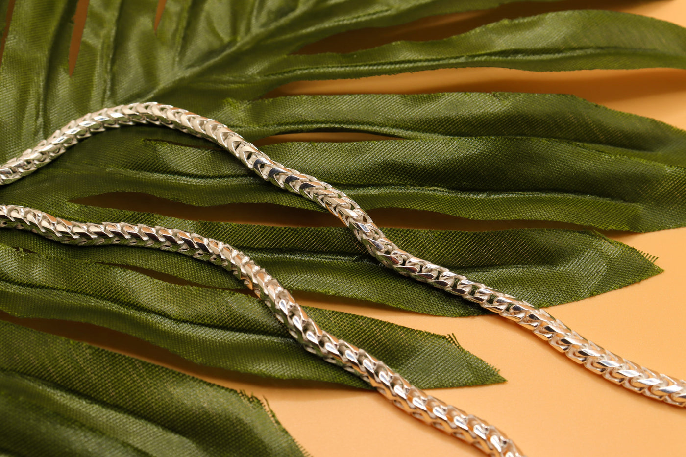 Silver 4MM Franco Chain Necklace