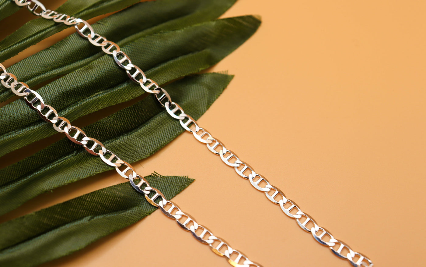 Silver 4.5MM Mariner Chain Necklace