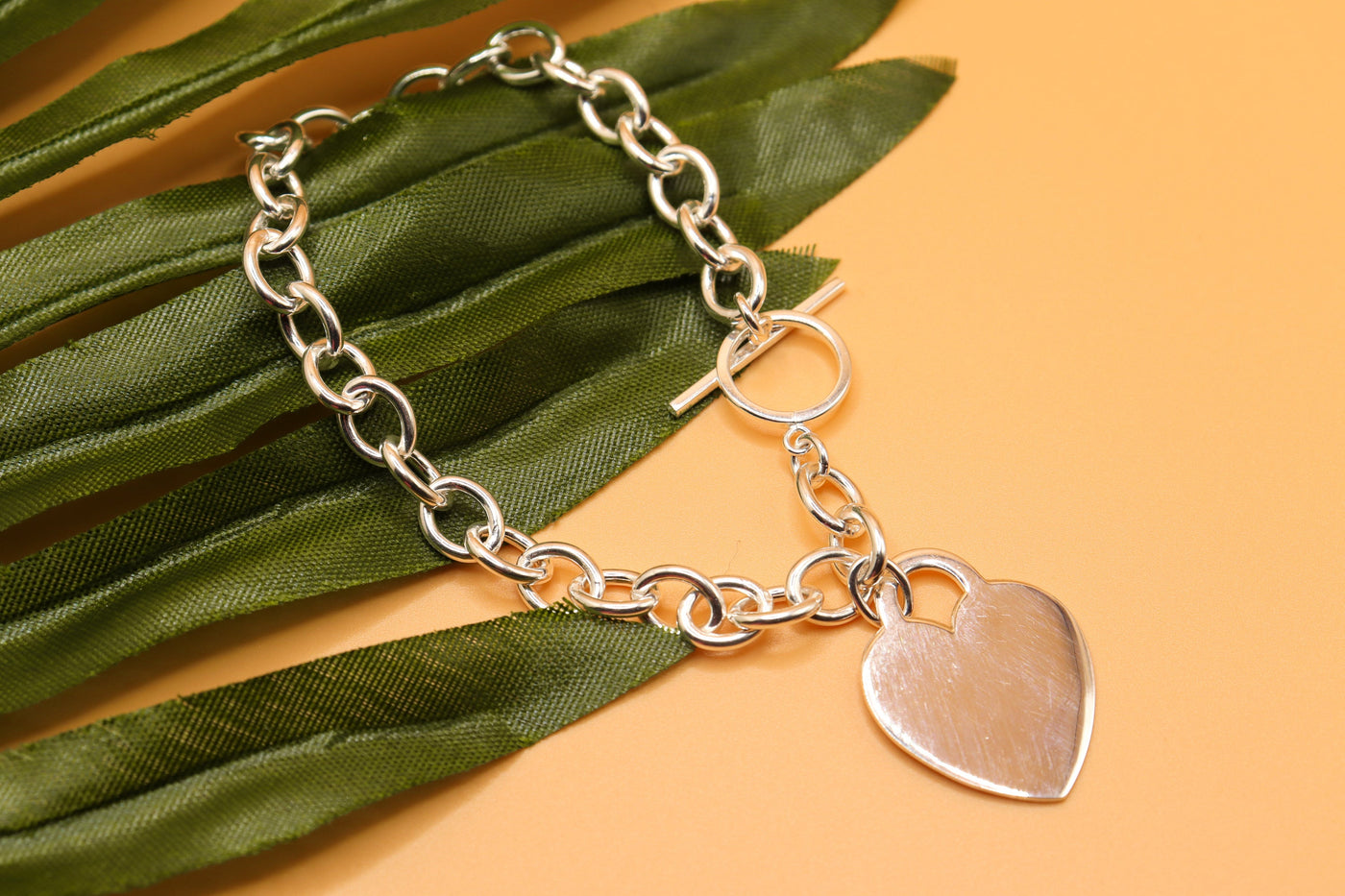 Silver Heart Bracelet