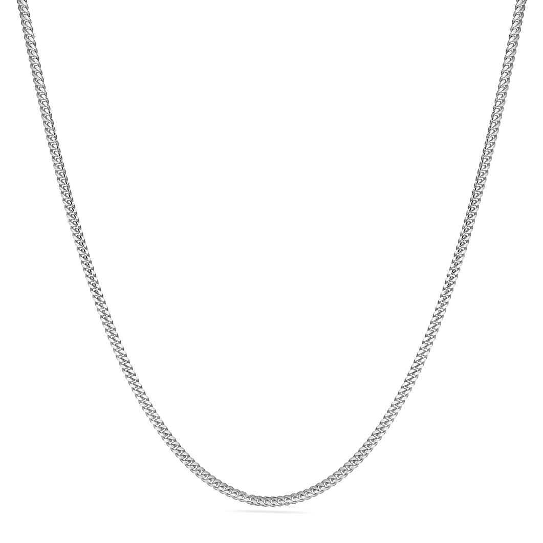 Silver 4MM Miami Cuban Chain Necklace