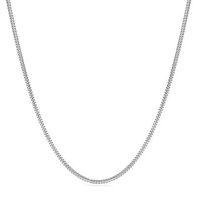 Silver 4MM Miami Cuban Chain Necklace