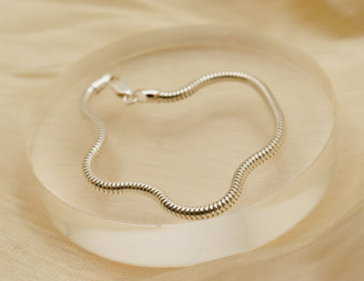 Silver Snake Chain Bracelet