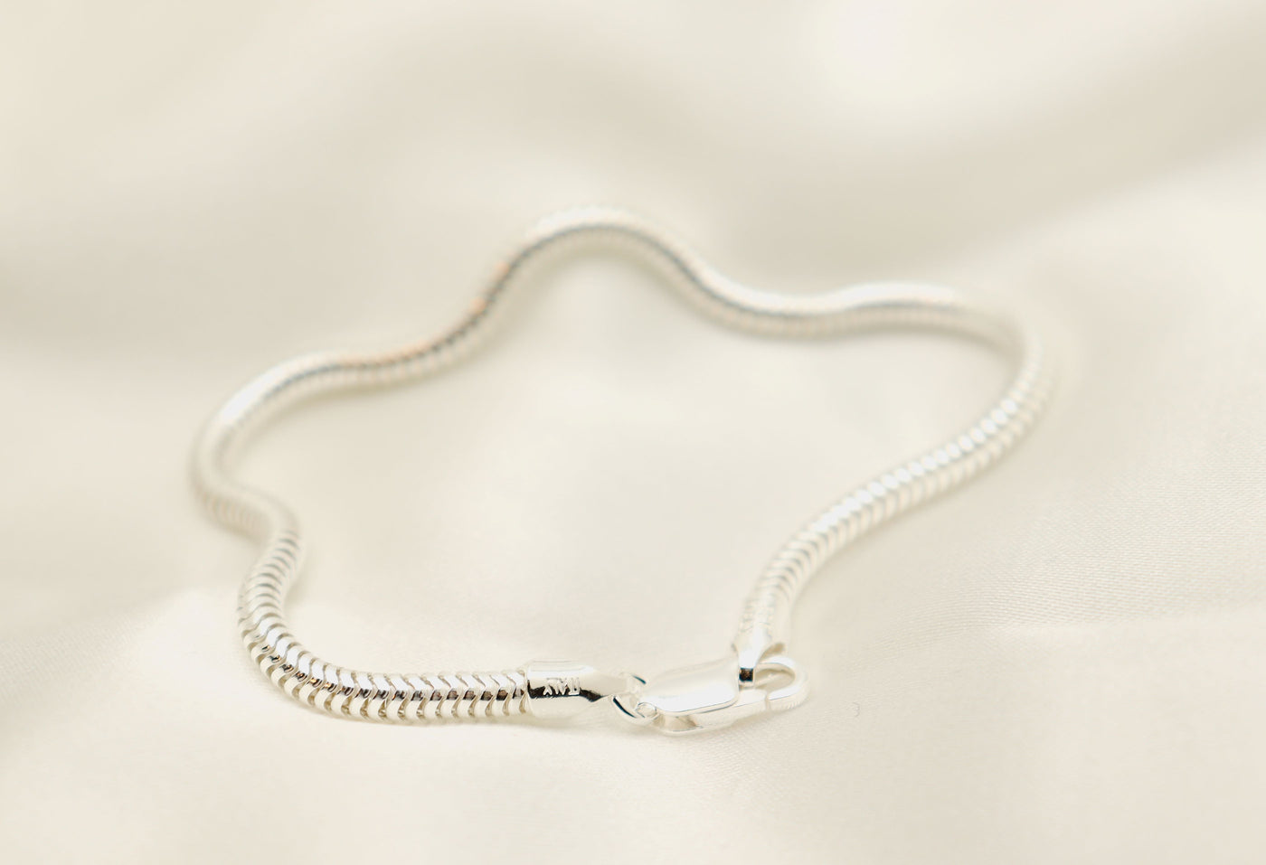 Silver Snake Chain Bracelet