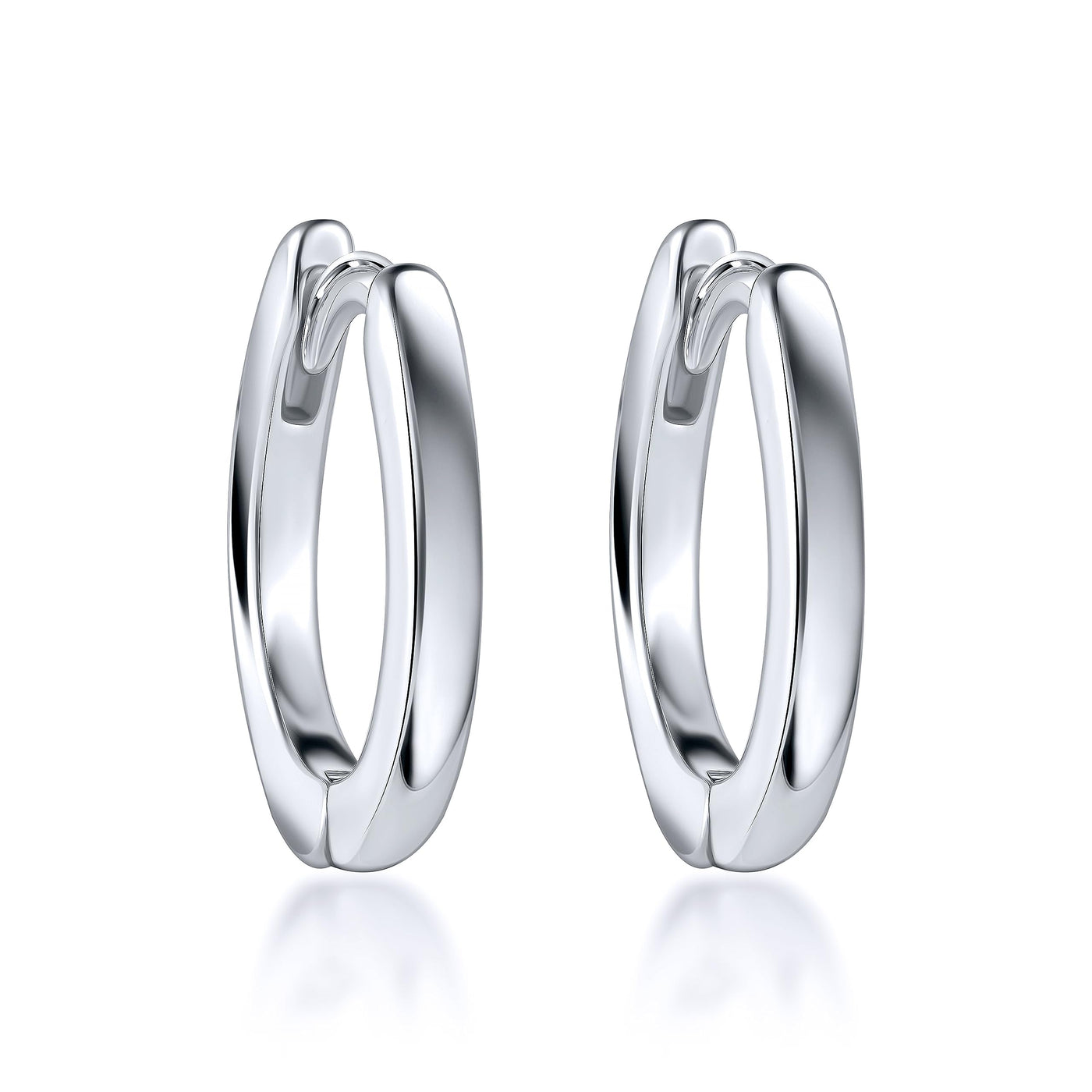 Sterling Silver Cuff Huggie Earrings