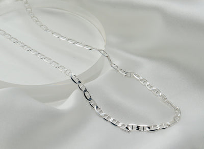 Silver Mariner Chain Necklaces